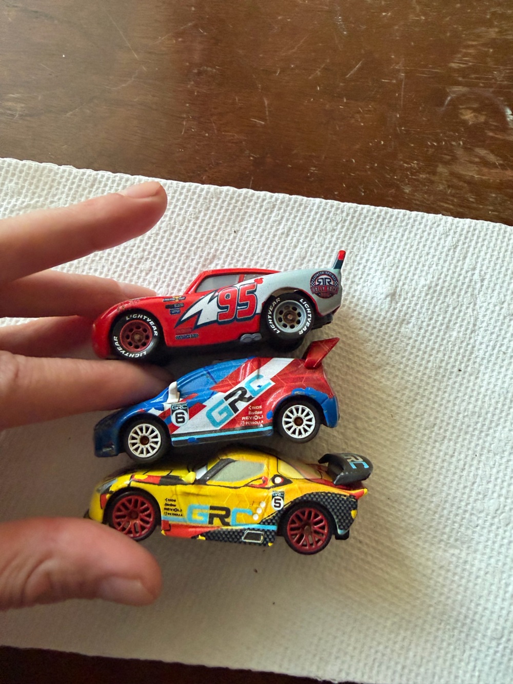 Disney Pixar cars toys global racers cup race cars lighting McQueen GUC toys - Picture 8 of 8